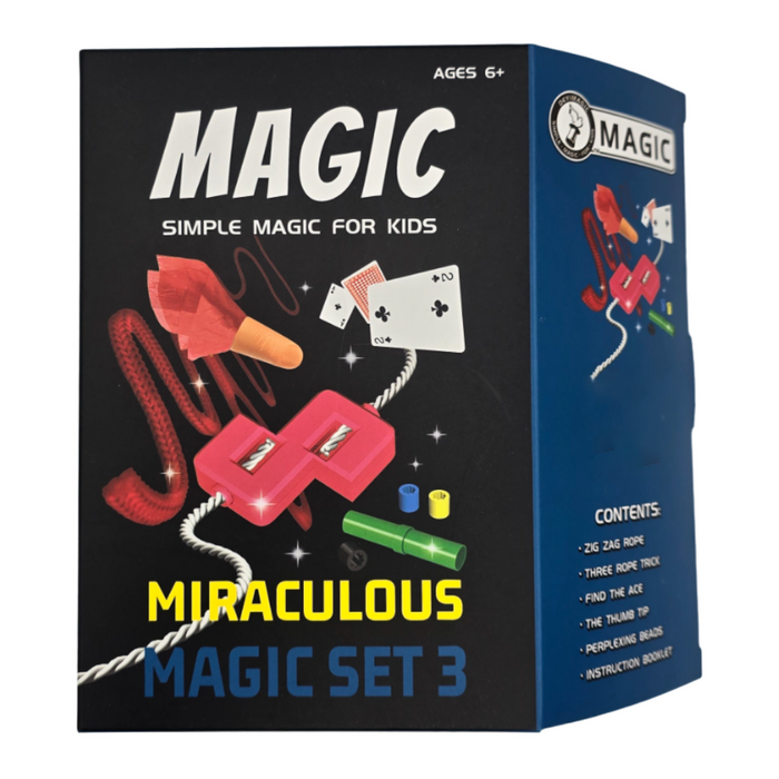 Set Juego De Magia y Trucos Clásico Para Niño Adulto Azul