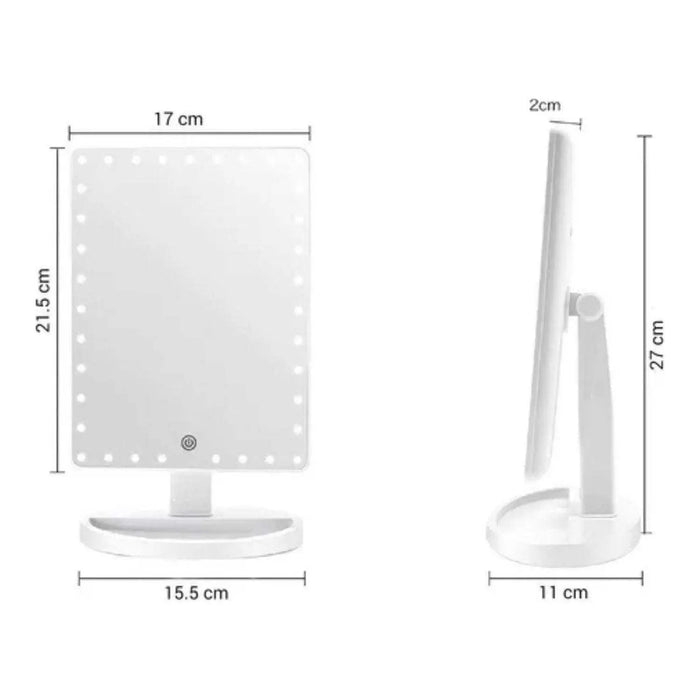 Espejo Para Cosmetiquero Espejo Para Maquillaje Con Luz Led - Fliperex
