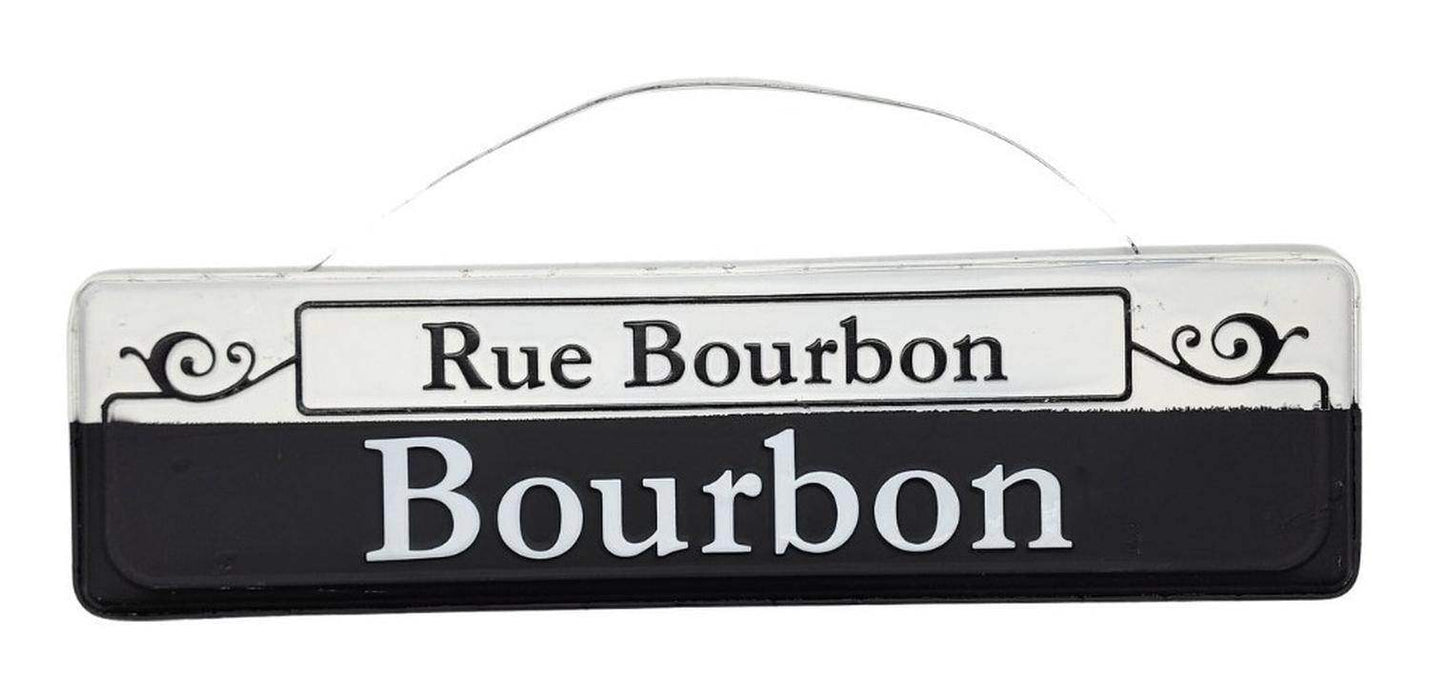Cartel Letrero Metálico Vintage Bourbon Adorno Para Pared - Fliperex