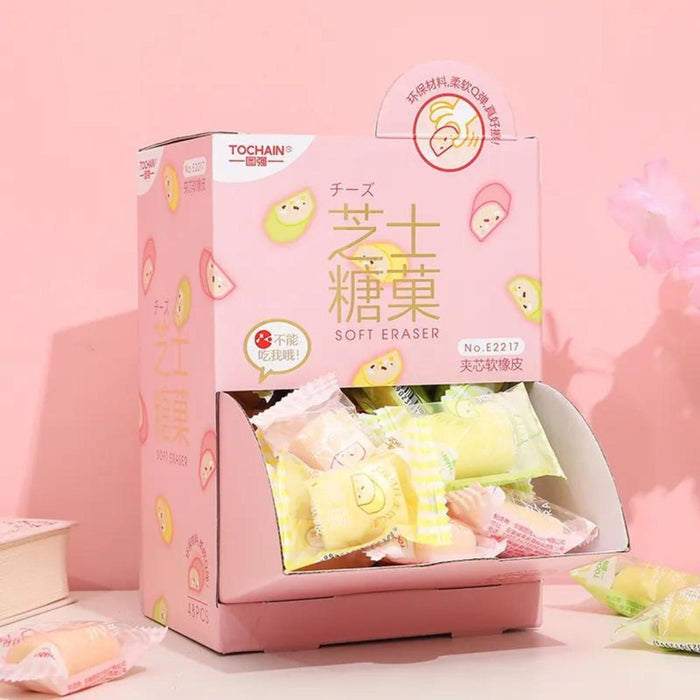 Goma De Borrar Cheese Candy Kawaii Cute