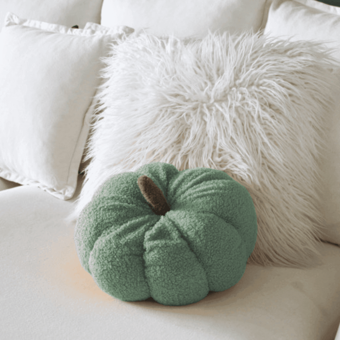 Cojin Decorativo Peluche Forma De Zapallo Calabaza Colores - Fliperex