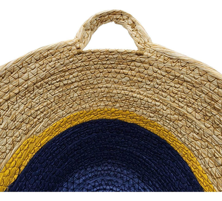 Canasto Decorativo Mimbre Cesta Yute Rustica 3 Colores P - Fliperex