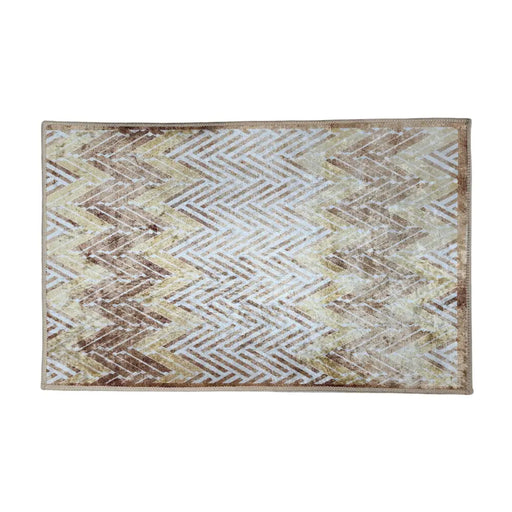 Alfombra De Baño Bajada De Cama Multiuso Diseño Dorado - Fliperex