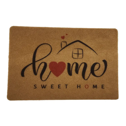 Alfombra Limpia Pies Felpudo Alfombra De Fibra Sweet Home - Fliperex