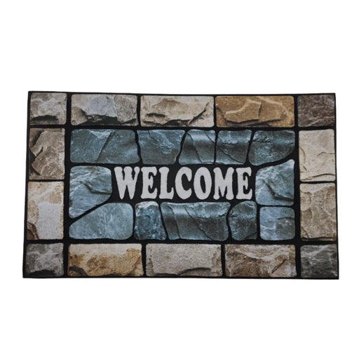Alfombra Limpiapies Felpudo Alfombra De Entrada Welcome - Fliperex