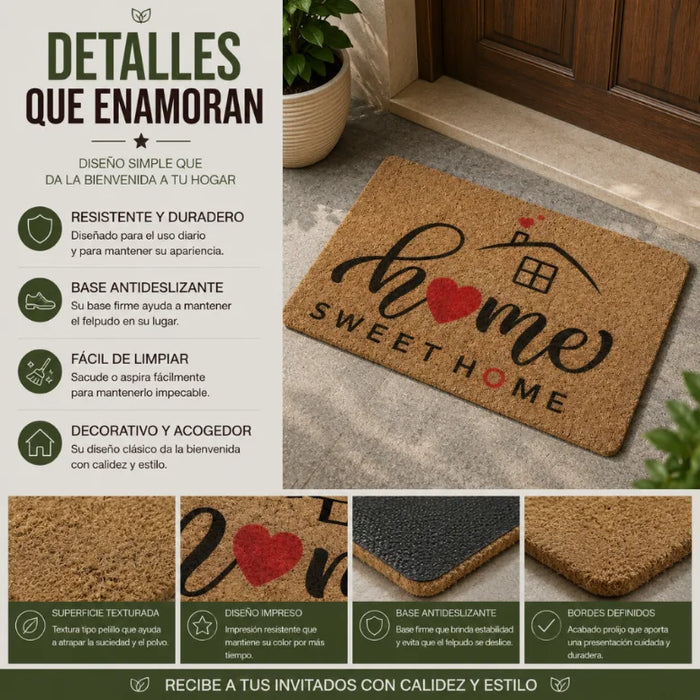 Alfombra Limpia Pies Felpudo Alfombra De Fibra Diseños