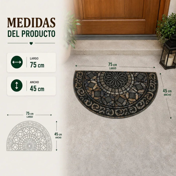 Alfombra Limpiapies Felpudo Alfombra De Entrada Vintage Semi