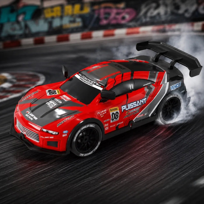 Auto Drift Control Rc Derrape Recargable Deportivo Luces