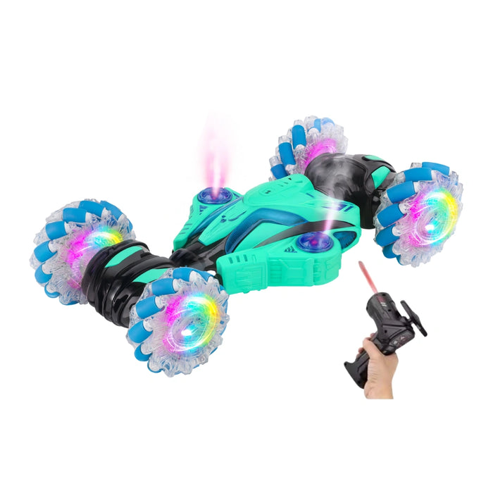 Auto a Control Remoto Laser Acrobatico Con Vapor y Luces Led