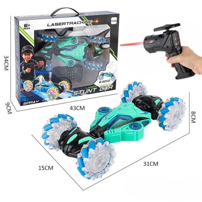 Auto a Control Remoto Laser Acrobatico Con Vapor y Luces Led