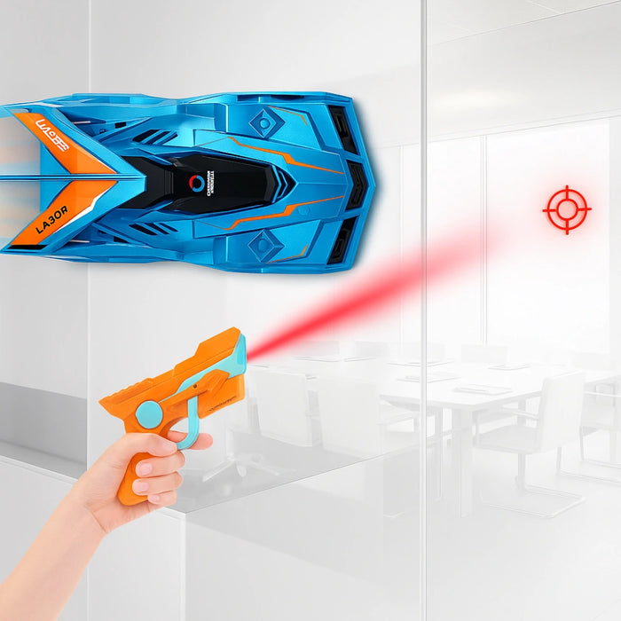 Auto a Control Remoto Laser de Pared Trepa Muro Antigravedad