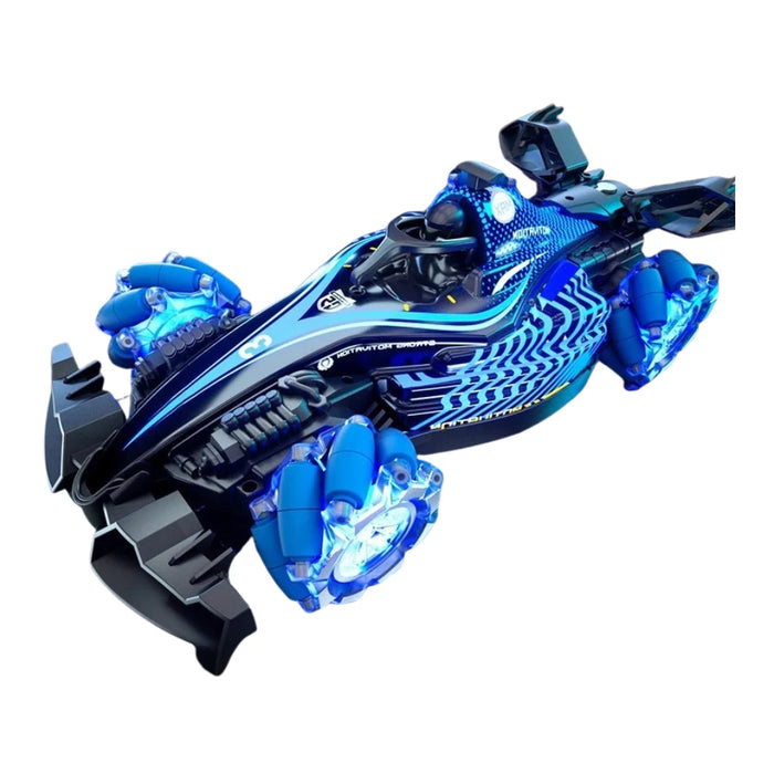 Auto a Control Remoto RC F1 Con Vapor Luz y Giros Stunt Car