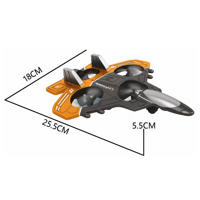 Avion a Control Remoto Acrobatico 360 Grados Jet de Rotacion