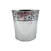 Balde Tipo Hielera Cubeta Cubitera Metalica Champaña Hielo - Fliperex