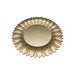 Bandeja Plato Decorativa Dorada Nordica Con Forma De Flor - Fliperex