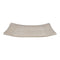 Bandeja Plato Rectangular Decorativa Beige Con Puntos Blanco
