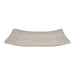 Bandeja Plato Rectangular Decorativa Beige Con Puntos Blanco - Fliperex