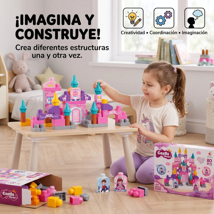 Bloques De Construcción Grandes 80 Piezas Para Niños Infantil