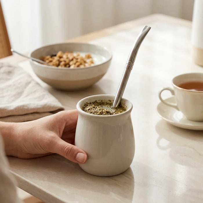 Bombilla Para Mate de Acero Inoxidable