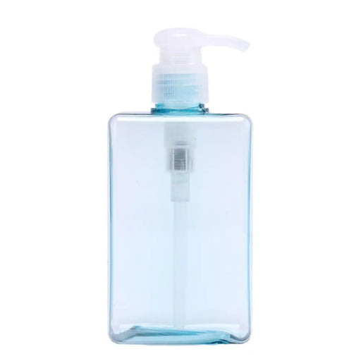 Botella Cuadrada Dispensadora Celeste Con Seguro 150 Ml - Fliperex