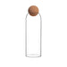 Botella Frasco Vidrio Transparente Tapa De Corcho XL - Fliperex