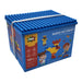 Caja De Bloques Azul 100 Piezas Para Armar Y Divertirse - Fliperex