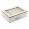 Caja De Te Porta Te Caja De Madera Para El Te 6 Divisiones