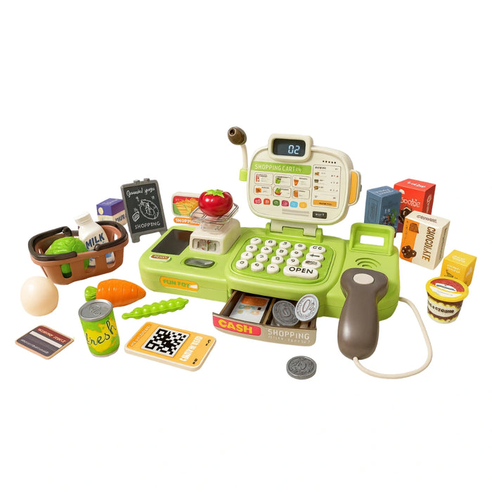 Caja Registradora Juguete Infantil Supermercado Alimentos