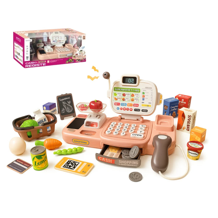 Caja Registradora Juguete Infantil Supermercado Alimentos