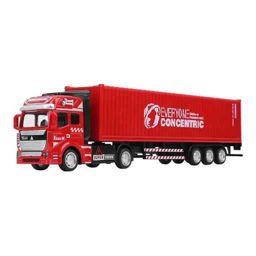 Camión Contenedor Aleación 1:48 Modelo Coche Juguete - Fliperex