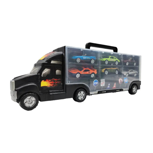 Camion De Carga Maletin Transportador De Autitos Juego Niños - Fliperex