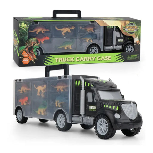 Camion De Carga Maletin Transportador De Dinosaurios Juguete - Fliperex
