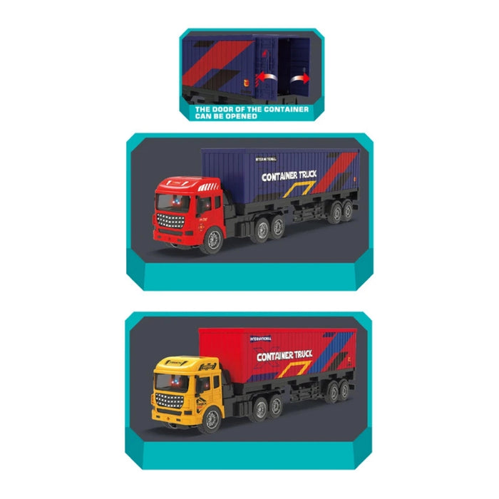 Camion Contenedor A Control Remoto Rc Juguete Con Luces