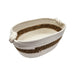 Canasto Cesta Tejido Nudo Rustico Estilo Campestre - Fliperex