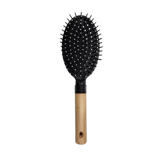 Cepillo Para Peinar El Pelo Ovalado Mango Madera - Fliperex