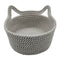 Cesta Organizador Tejida Decorativa Con Orejas De Gato Kawaii