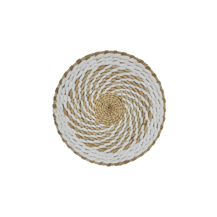 Circulo Decoración De Mimbre Para Pared Casa Terraza Mediano - Fliperex