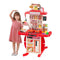 Cocina de Juguete Grande Para Niños 95 Cm Agua Vapor Sonido