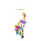 Colgante Campana De Viento Multi Color Diseño Decorativas