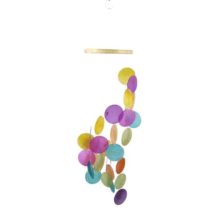 Colgante Campana De Viento Multi Color Diseño Decorativas - Fliperex