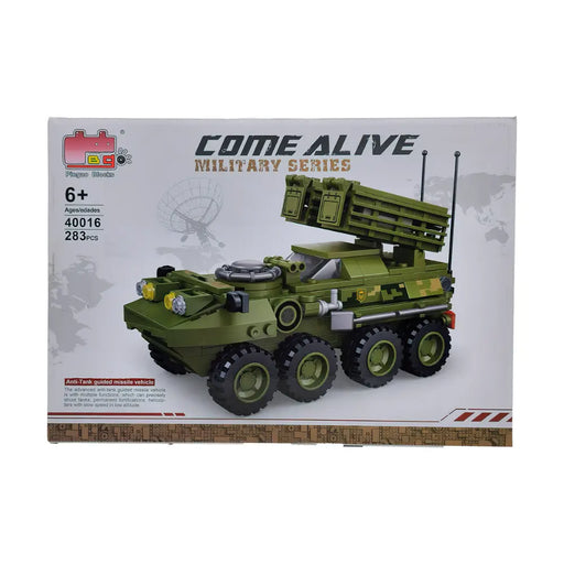 Construye Tanque Anti Misiles Militar Verde Armable - Fliperex