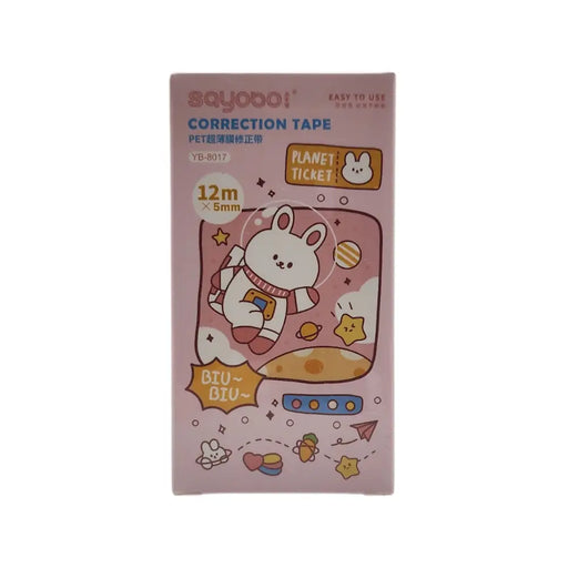 Corrector Cinta Diseño Kawaii Cute Varios Colores 12 Metros - Fliperex