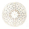 Cuadro De Madera Ornamental Mandala Blanco Decoracion Pared