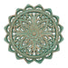 Cuadro De Madera Ornamental Mandala Verde Decoracion Chico - Fliperex
