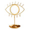 Espejo De Ojo Soporte Organizador De Joyas Nordico Dorado