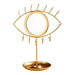 Espejo De Ojo Soporte Organizador De Joyas Nordico Dorado - Fliperex