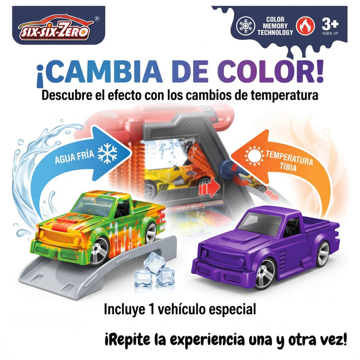 Estación Lavado De Autos Juguete Con Pista Y Accesorios Infantil