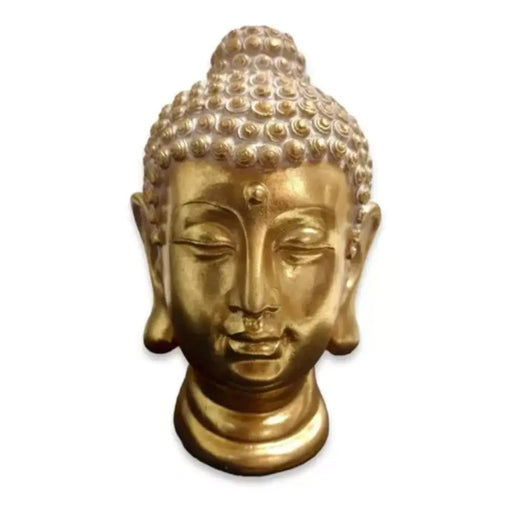 Estatua Rostro De Buda Meditando Figura Decorativa - Fliperex