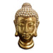 Estatua Rostro De Buda Meditando Figura Decorativa - Fliperex