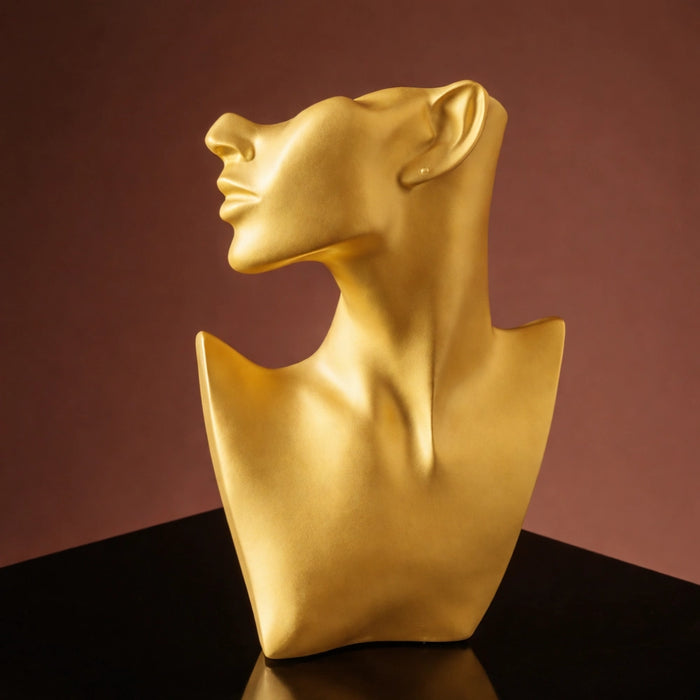 Estatua Rostro Soporte De Joyería Decoración Habitación